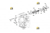 Вал приводной в сборе 4644 155
