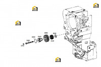 Вал распределительный с комплектующими 4644 108