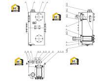 Бак гидравлический топливный 21C0488 001