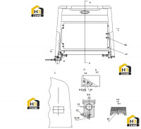 Капот двигателя 44E0062 006
