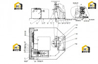Комплектующие кабины 46C8015 000