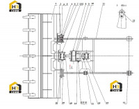 Комплектующие ковша 32E1093 000