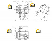 Кронштейн компрессора кондиционера воздуха 23E0030 001