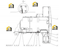 Проводка аккумулятора 46C4396 003