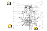 Привод моста главный 41C0605 001
