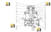 Привод моста главный 41C0606 001