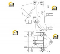Рама передняя в сборе 30E0699 000