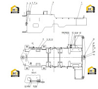 Рама задняя в сборе 30E0698 000