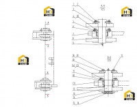 Узел шарнирный 43C0285 001
