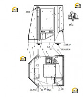 Кабина в сборе 41E0006