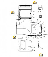 Капот в сборе 44E0027