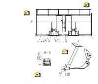 Ковш в сборе 32E0058