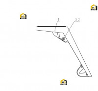 Крыло переднее левое 43E0034