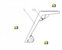 Крыло переднее правое 43E0011