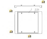Крышка кабины 41E0012
