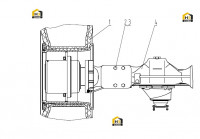 Мост передний в сборе 51C0017
