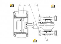 Мост задний в сборе 41C0014