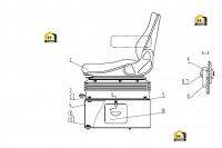 Сиденье в сборе 46E0002