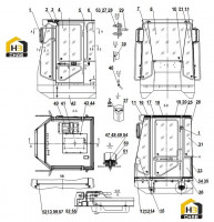 Кабина в сборе 41E0313 003