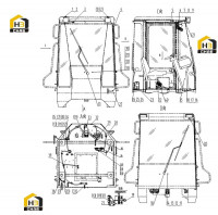 Кабина в сборе 46K0018 012