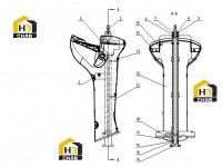 Колонка рулевая 36J0018 003