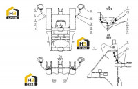 Проводка передней рамы 46K0004 003