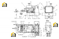 Проводка задней рамы 46K0017 005
