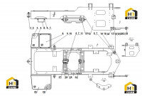 Рама задняя 30E1014 000