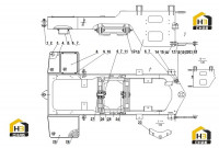 Рама задняя 30E1015 000