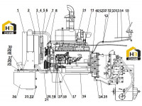 Система дизельного двигателя 00E0429 006