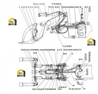 Система гидравлическая 11M0008 003