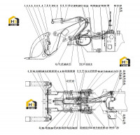 Система гидравлическая для погрузочных и разгрузочных вилок 11E0226 007