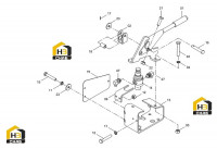Тормоз ручной в сборе 45C0020 007