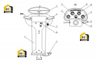 Узел рулевого механизма 46K0005 003