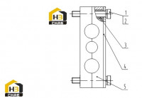 Узел зажима трубы 09K0008 000