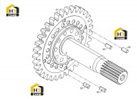 Вал входной 34C2155 000