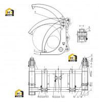Вилка погрузочно-разгрузочная 32E0239 000