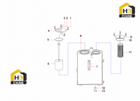 Бак гидравлический 13060533
