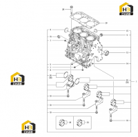 Блок цилиндров 60277132