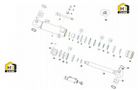 Цилиндр отвала 13239088
