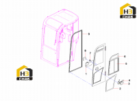 Дверь кабины 60232041