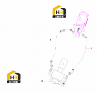 Соединение цилиндра отвала 13063324