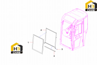 Стекло лобовое 60232041