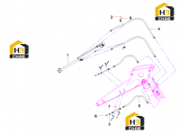 Трубки цилиндра подъема 13070069
