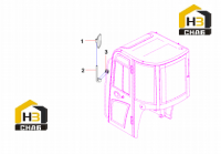 Зеркало заднего вида боковое 60232041