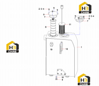 Бак гидравлический 12158635