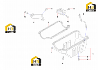 Комплектующие масляного поддона 60029673