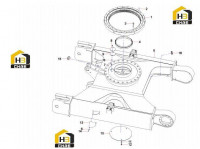 Комплектующие поворотной рамы 10608118