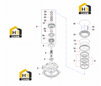 Комплектующие редуктора 60015194
