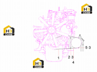 Компрессор и его крепления 11095072